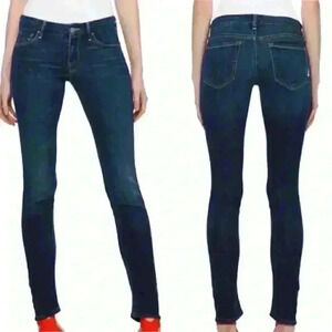 Mother High-Waist Looker Skinny Jeans in Flowers From The Storm Wash Size: 25